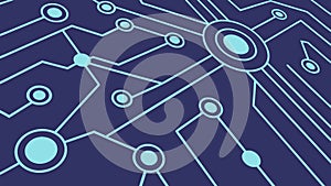 Abstract Circuit Board Pattern: Connectivity & Digital Flow, vector design Generative AI