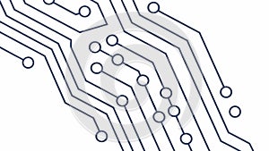 Abstract Circuit Board Pattern: Digital Technology Lines Design vector design Generative AI