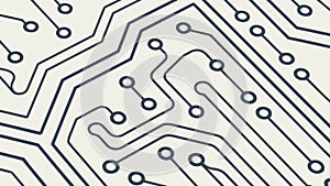 Abstract Circuit Board Pattern Digital Technology Vector, vector design Generative AI