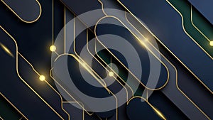 Abstract circuit board pattern