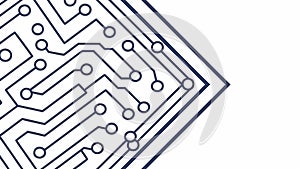 Abstract Circuit Board Pattern: Technology Digital Design vector design Generative AI