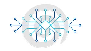 Abstract Circuit Board Tech Network Vector Design, vector design Generative AI