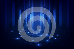 Abstract circuit networking blockchain concept background