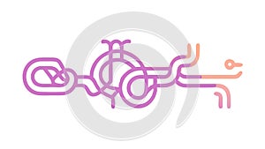 Abstract Circuit Path Vector, Modern for Tech, Data Digital Networks, vector design Generative AI