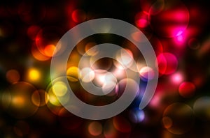 Abstract circular bokeh background