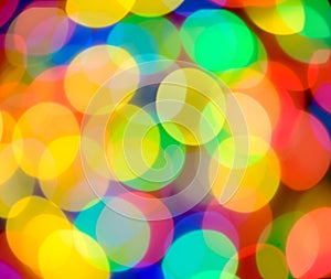 Abstract circular bokeh background