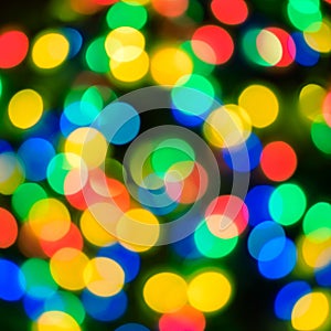 Abstract circular bokeh background