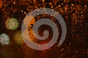 Abstract circular bokeh background.