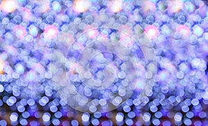 Abstract circular bokeh background of Christmas light.