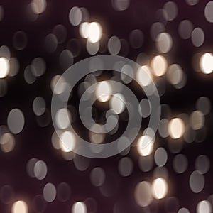 Abstract circular bokeh background of Christmas light. Festive background