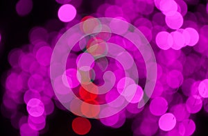 Abstract circular bokeh background of light