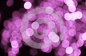 Abstract circular bokeh background of light