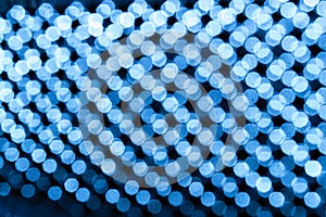 Abstract circular bokeh bluebackground