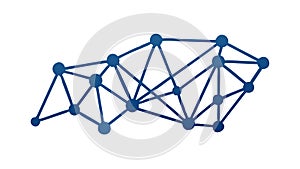 Abstract Circular Concentric Ring Pattern, vector design Generative AI