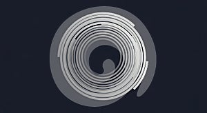 Abstract Circular Design on Dark Background