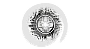 Abstract Circular Dot Pattern Design