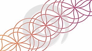 Abstract Circular Geometric Pattern Design, vector design Generative AI