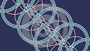 Abstract Circular Interlocking Patterns, Modern Geometric Design, vector design Generative AI
