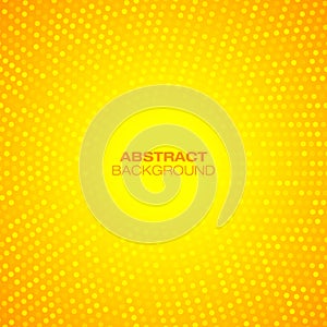 Abstract Circular Orange Background