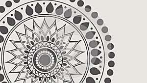 Abstract circular pattern, dynamic and colorful design, vector design Generative AI