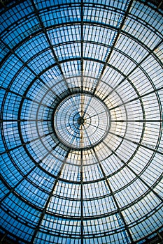 Circular symmetry of the glass dome in Milan III