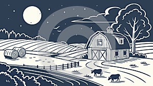 Abstract Circular Pattern with Interconnected Elements, vector design Generative AI