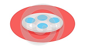 Abstract Circular Pattern, Modern Design and Concentric Element Icon, vector design Generative AI