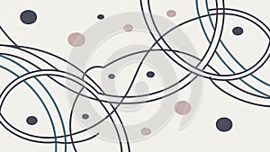 Abstract Circular Pattern, Modern Graphic Design, vector design Generative AI