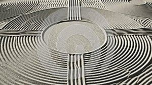 Abstract Circular Pattern with Radial and Linear Elements