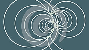 Abstract circular pattern with swirling lines dynamic geometric design vector design Generative AI