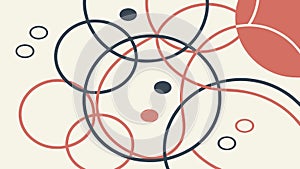 Abstract Circular Pattern Vector: Modern Art Dynamic Geometry, vector design Generative AI