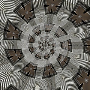 Abstract circular patterns