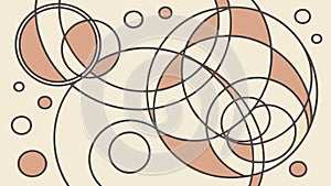 Abstract Circular Patterns, Dynamic Art Design, vector design Generative AI