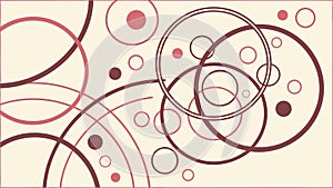 Abstract Circular Patterns with Dynamic Lines Background, vector design Generative AI