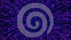 Abstract circular speed background. Starburst dynamic lines pattern. Abstract data flow background. 3D rendering