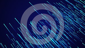 Abstract circular speed background. Starburst dynamic lines pattern. Abstract data flow background. 3D rendering