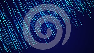 Abstract circular speed background. Starburst dynamic lines pattern. Abstract data flow background. 3D rendering