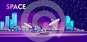 Abstract city banner