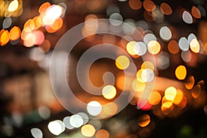 Abstract city lights background