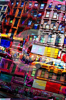 Abstract City Montage photo