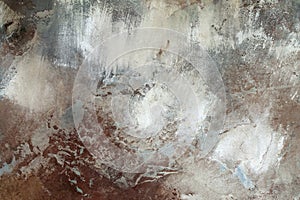 Abstract clay wall texture and colours background with imperfections and cracks
