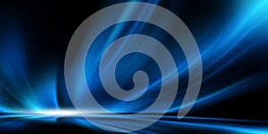 Abstract clean blue burst light lines modern background