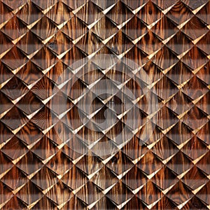 Abstract clippings stacked for seamless background