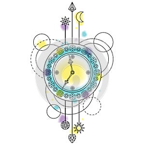 Abstract Clock Symbol