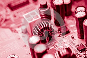 Abstract,close up of Mainboard Electronic computer background. cloud storage cloud ,storage