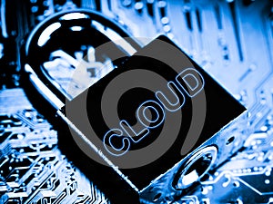 Abstract,close up of Mainboard Electronic computer background. cloud storage cloud ,storage