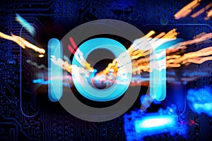 Abstract,close up of Mainboard Electronic computer background. IOT,Internet of Things