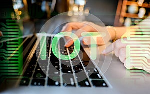 Abstract,close up of Mainboard Electronic computer background. IOT,Internet of Things