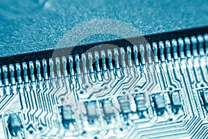 Abstract,close up of Mainboard Electronic computer background. logic board,cpu motherboard,Main board,system board,mobo