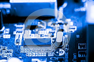 Abstract,close up of Mainboard Electronic computer background. logic board,cpu motherboard,Main board,system board,mobo